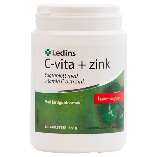 Ledins C-vitamin & zink, 120 sugtabletter