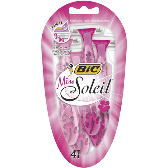 BIC Miss Soleil Rakhyvlar för Kvinnor 4-pack