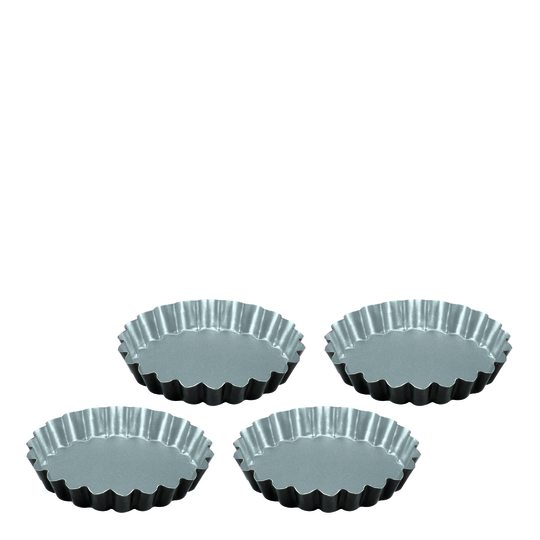 Guardini - Silver Elegance Tårtformsset 4-pack Svart/Silver