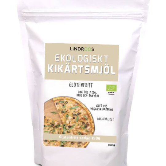 Lindroos Ekologiskt Kikärtsmjöl 600 g