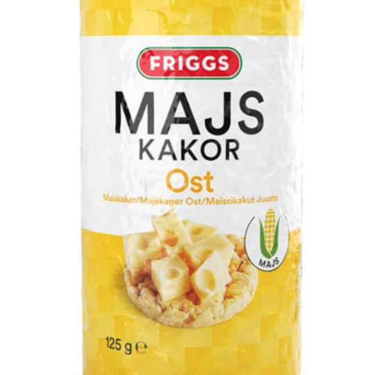 Friggs Majskakor Ost 125 g