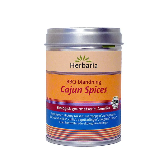 Herbaria Cajun Spices kryddblandning, 80g ekologisk