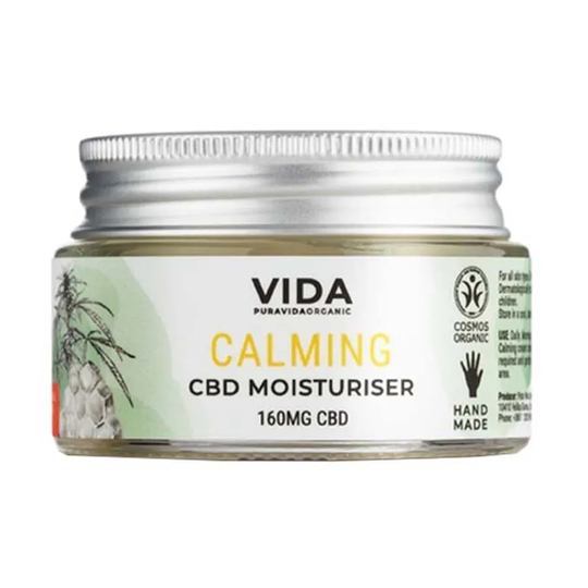 Pura Vida CBD Calming Moisturiser, 30ml ekologisk