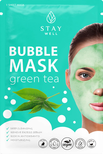 Stay Well Deep Cleansing Bubble Mask Green Tea
