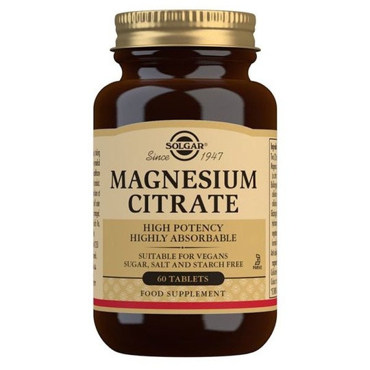 Solgar Magnesium Citrate 60 tabletter