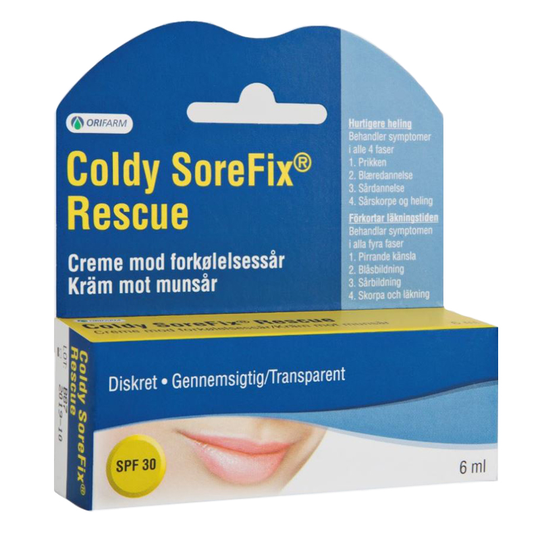 Coldy Sorefix Rescue Kräm mot munsår 6ml