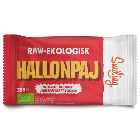 Smiling RAW Ekologisk Hallonpaj 35 g