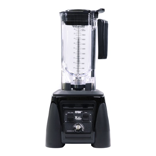 Raw - High Speed Blender X 4,0 Turbo 2380 W Svart