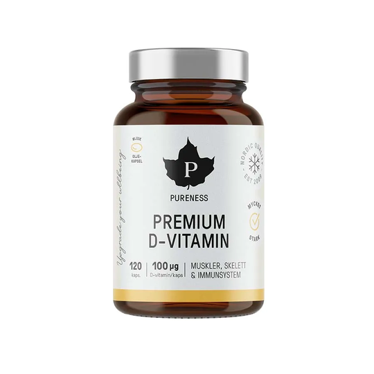 Pureness Premium D-Vitamin, 120 kapslar