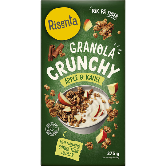 Risenta Granola Äpple Kanel 375 g