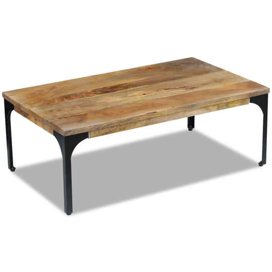 vidaXL Soffbord massivt mangoträ 100x60x35 cm