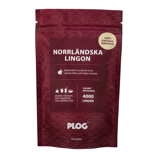 Plog Norrländska Lingon, 100g