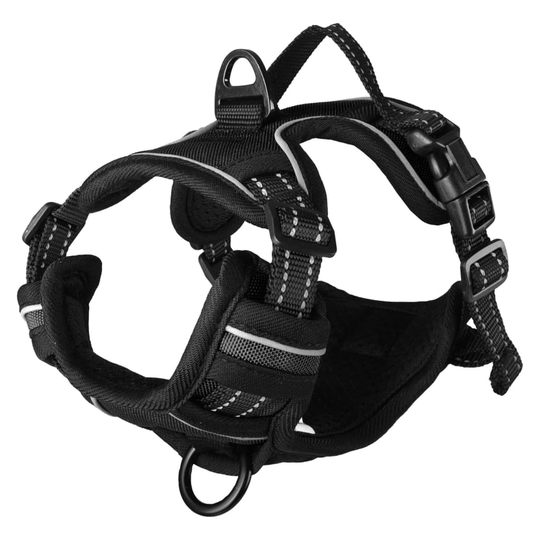 FLAMINGO Hundsele Balou svart XS 30-45 cm 15 mm
