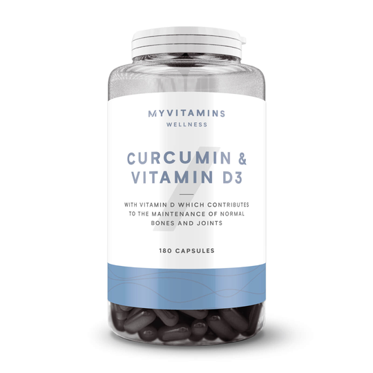 Curcumin & Vitamin D3 - 180kapslar