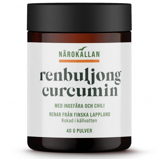 Närokällan Renbuljong Curcumin, Ingefära & Chili 40 g