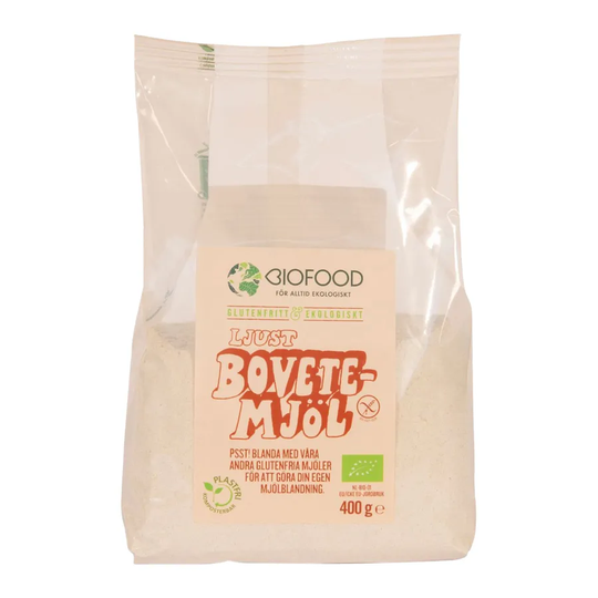 Biofood Bovetemjöl ljust, 400 g ekologisk