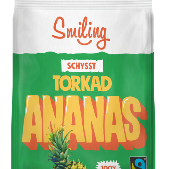Smiling Torkad Ananas 65 g