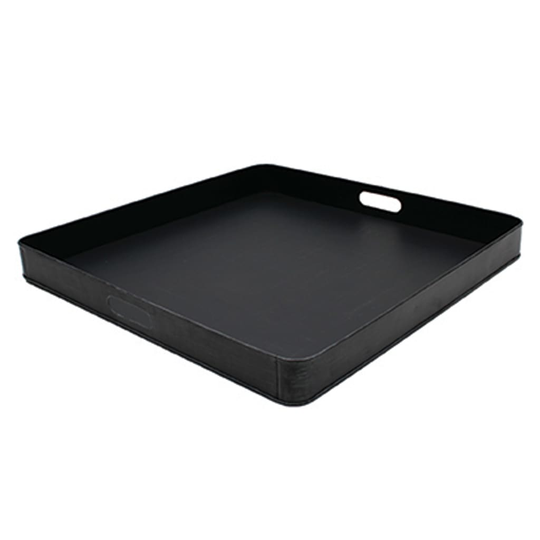 LABEL51 Serveringsbricka 60x60x6 cm L antiksvart