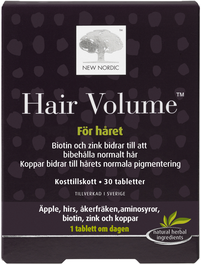 New Nordic Hair Volume Kosttillskott hår Tablett 30st