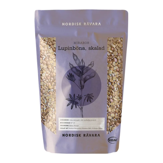 Nordisk Råvara Lupinböna Mirabor Skalad, 500 g ekologisk