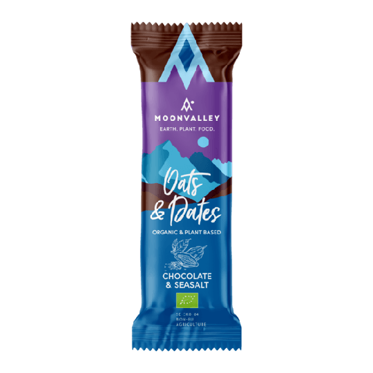 Moonvalley Ekologisk Energibar - Choklad & Havssalt 50 g