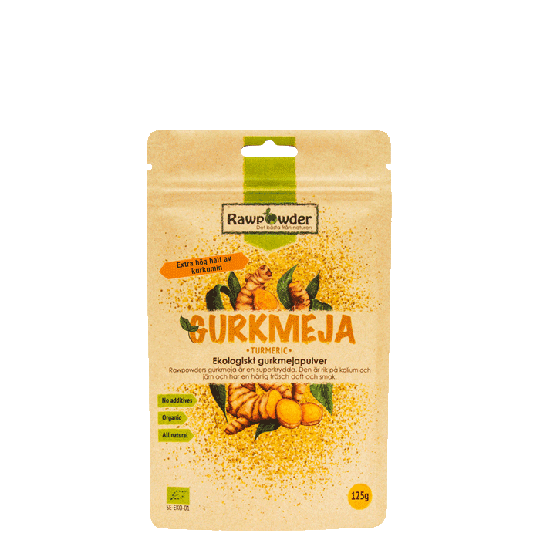 Gurkmejapulver EKO, 125 g