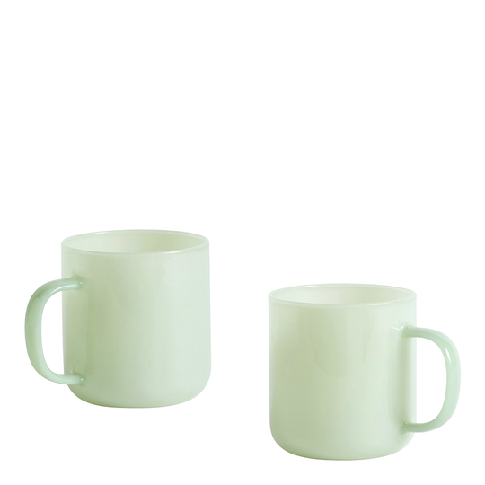 Hay - Sowden Borosilikat Mugg 30 cl 2-pack Jade Light Green
