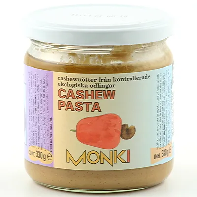 Monki Cashewpasta, 330g ekologisk