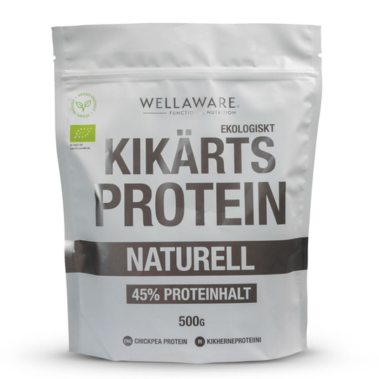WellAware Ekologiskt Kikärtsprotein Naturell 500 g