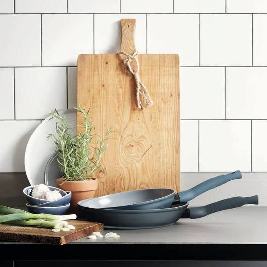 CUISINOX Stekpannor 2 st denimblå