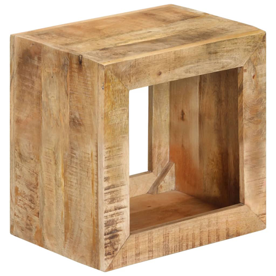 vidaXL Pall 40x30x40 cm massivt mangoträ