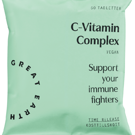 Great Earth C-Vitamin Complex Refill 60 tabletter