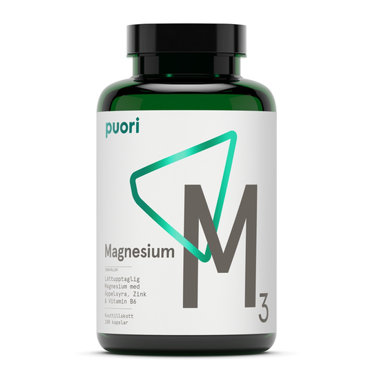 Puori M3 Magnesium & Zink 180 kapslar