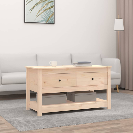 vidaXL Soffbord 102x49x55 cm massiv furu