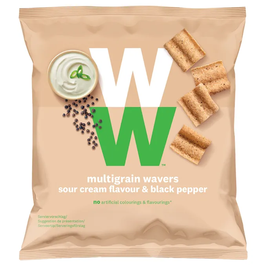 Weight Watchers 3 x Snacks Sour Cream & Black Pepper