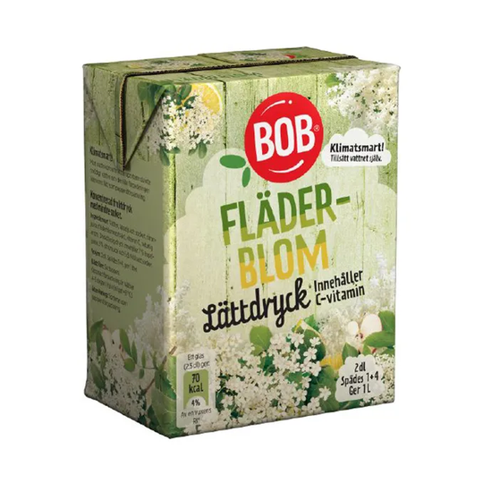 BOB 4 x Lättdryck Fläderblom