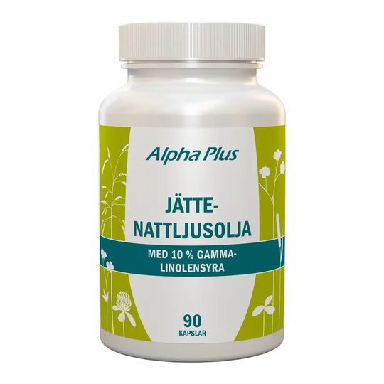 Alpha Plus Jättenattljusolja, 90 kapslar