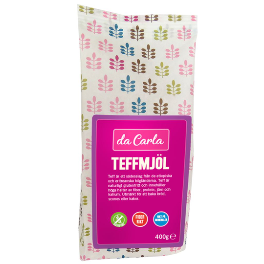 Da Carla Teff Mjöl Ljust 400 g
