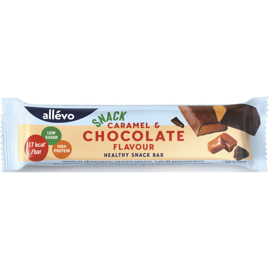 Allévo Snackbar Caramel & Chocolate 35 g