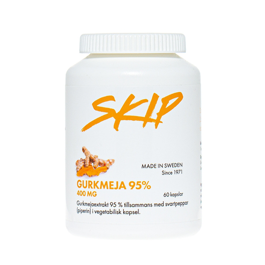 Skip Nutrition Skip Gurkmeja 95% med svartpeppar 60 kapslar