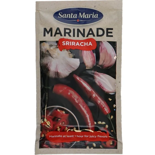Santa Maria 4 x BBQ Marinade Sriracha