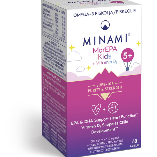 Minami MorEPA Kids Omega-3 85% 60 kapslar