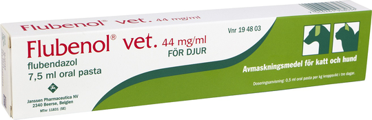 Flubenol® vet. Oral pasta 44mg/ml Spruta, 1x7,5ml