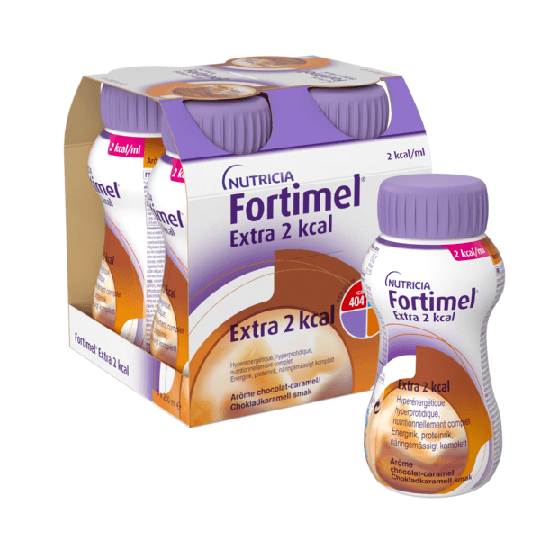 Fortimel Extra 2 kcal Choklad-Karamell 4 x 200 ml