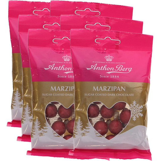 Anthon Berg Marsipan Kulor Mörkchoklad 6-pack