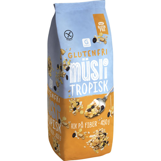 Garant Glutenfri Müsli Tropisk 450 g