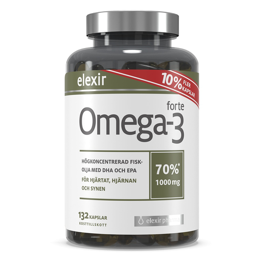 Elexir Pharma Elexir Omega-3 forte 132 kapslar