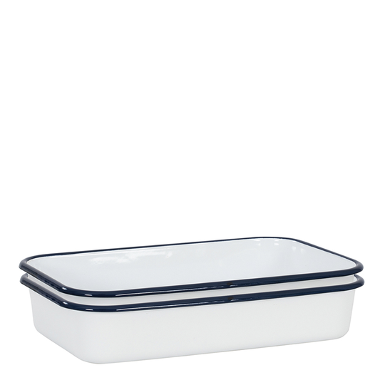 Kockums - Ugnsform 30x20 cm 2-pack Vit