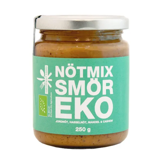 Superfruit Nötmix smör, 250g ekologisk