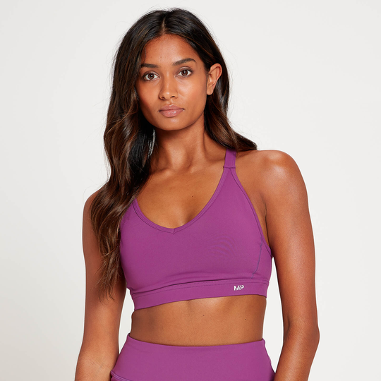 MP Women's Power Mesh Sports Bra - Lila - M